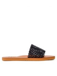 Billabong Klapki Siesta C9FF18BIP2 Czarny. Czarne klapki damskie Billabong, bez wzorów, z tworzywa sztucznego, bez obcasa. Za 89.99 zł.