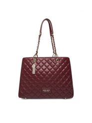 Nine West Torebka CEO-IDAHO-I-LDA8005 Bordowy. Czerwone torebki do ręki damskie Nine West, bez wzorów, z materiału, bez dodatków. Za 299.99 zł.