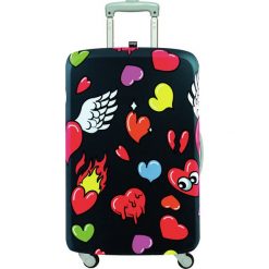 Pokrowiec na walizkę LOQI Pop Hearts. Walizki damskie marki LOQI. Za 112.00 zł.