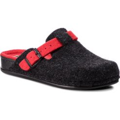 Kapcie MANITU - 320537 Anthrazit 9. Niebieskie kapcie damskie Manitu, z materiału. Za 129.00 zł.