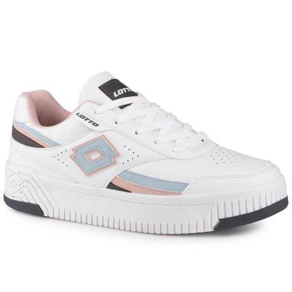 Buty damskie sportowe Lotto PINADEE. Białe obuwie sportowe damskie Lotto, bez wzorów. W wyprzedaży za 129.00 zł.