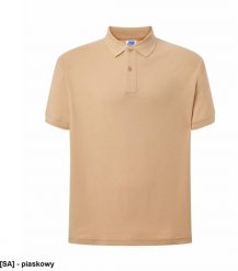 JHK Męskie polo z krótkim rękawem 100% stabilizowana bawełna, piaskowy S. Koszulki polo męskie JHK, m, bez wzorów, z bawełny, bez ramiączek. Za 27.74 zł.