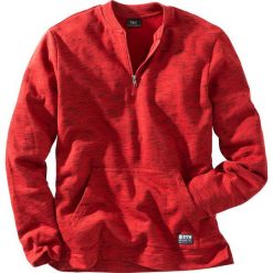 Bluza z bejsbolowym kołnierzykiem, melanżowa, Regular Fit bonprix czerwony melanż. Bluzy męskie marki bonprix. Za 59.99 zł.