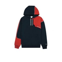 Bluza trekking męska. Niebieskie bluzy męskie Champion, l, bez wzorów, z bawełny, z kapturem. Za 261.45 zł.