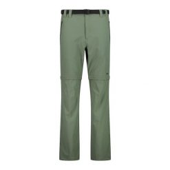 Spodnie turystyczne CMP. Zielone spodnie sportowe męskie CMP, na lato, m, bez wzorów, trekkingowe. Za 159.99 zł.