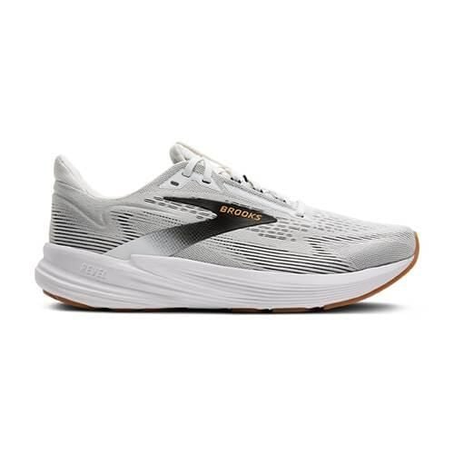Buty do biegania męskie Brooks Revel 8. Białe buty sportowe męskie Brooks, bez zapięcia, do biegania. Za 599.00 zł.