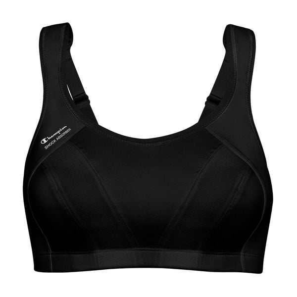 Stanik do biegania Shock Absorber Active Multi. Czarne biustonosze Champion, bez wzorów. Za 589.99 zł.