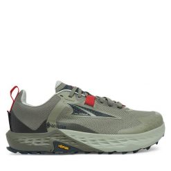 Buty do biegania Altra. Zielone buty sportowe męskie Altra, z gore-texu, bez zapięcia, do biegania, gore-tex. Za 869.99 zł.