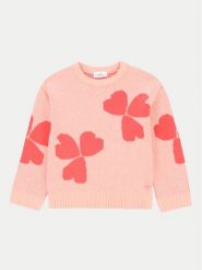 Coccodrillo Sweter ZC4172101HGK Różowy Regular Fit. Czerwone swetry dla dziewczynek COCCODRILLO, bez wzorów, z syntetyku, bez kołnierzyka, bez ramiączek, bez kaptura. Za 49.90 zł.