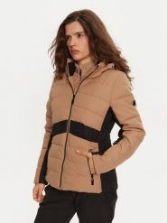 Dare2B Kurtka narciarska Glacial DWP602 Beżowy Regular Fit. Brązowe kurtki sportowe damskie DARE2B, na zimę, bez wzorów, z syntetyku, bez kaptura, narciarskie. Za 839.99 zł.