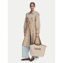 Torebka Liu Jo. Brązowe torebki do ręki damskie Liu Jo, bez wzorów, bez dodatków. Za 559.99 zł.