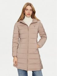 Guess Płaszcz zimowy New Aleta V4YL05 WF3X0 Szary Regular Fit. Szare kurtki damskie Guess, na zimę, xs, z aplikacjami, z syntetyku, bez kaptura. Za 699.99 zł.