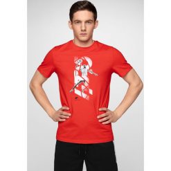 T-shirt męski TSM233 - czerwony. T-shirty męskie 4f. Za 59.99 zł.