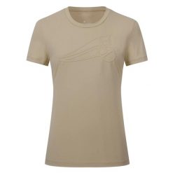 Damska koszulka do jazdy konnej Euro-Star Amalia. Czarne t-shirty damskie EURO-STAR, xl, bez wzorów, z materiału, eleganckie, bez kołnierzyka. Za 272.00 zł.
