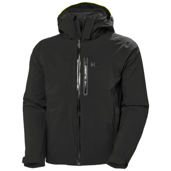 Kurtka narciarska Helly Hansen Swift Stretch. Czarne kurtki męskie Helly Hansen, m, bez wzorów, z elastanu, długie, bez kaptura, narciarskie, primaloft. Za 1,276.50 zł.