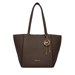 Torebka MICHAEL Michael Kors. Brązowe torebki do ręki damskie MICHAEL Michael Kors, bez wzorów, klasyczne, bez dodatków. Za 1,539.00 zł.