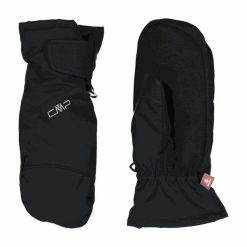Rękawiczki damskie narciarskie CMP. Czarne rękawiczki damskie CMP, bez wzorów, sportowe. W wyprzedaży za 230.99 zł.