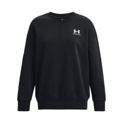 Bluza damska Under Armour Essential Flc OS Crew. Białe bluzy sportowe damskie Under Armour, l, bez wzorów, bez kaptura, do biegania. Za 276.50 zł.