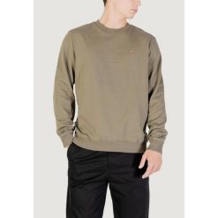 Bluza Mężczyzna NAPAPIJRI BALIS CREW 1. Zielone bluzy męskie Napapijri, m, bez wzorów, z bawełny, bez kaptura. W wyprzedaży za 311.45 zł.