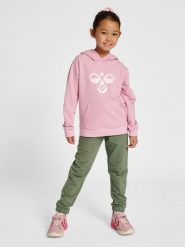 Dziewczęca bluza z kapturem Hummel Cuatro. Białe bluzy dla dziewczynek Hummel, bez wzorów, z bawełny, bez ramiączek, z kapturem. Za 170.60 zł.