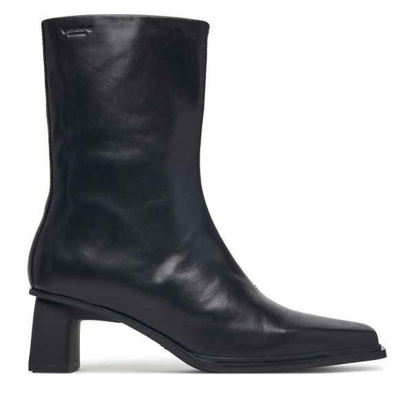Botki Vagabond Shoemakers. Czarne botki damskie Vagabond Shoemakers, bez obcasa, na słupku, bez zapięcia. Za 779.99 zł.