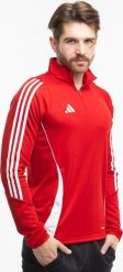 Adidas Bluza męska adidas Tiro 24 Training Top czerwona IS1045 XL. Czerwone bluzy męskie Adidas, m, bez wzorów, bez kaptura. Za 168.85 zł.