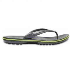 Japonki męskie Crocs Crocband Flip. Szare klapki męskie Crocs, z materiału, sportowe. Za 222.00 zł.