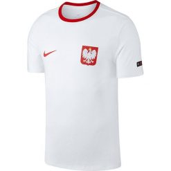 Nike Koszulka piłkarska Reprezentacji Polski Pol M NK Tee Crest białe r. M (888354 100). Koszulki sportowe męskie marki Nike. Za 89.50 zł.