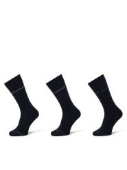 Emporio Armani Skarpety długie EM000554 AF12276 MB154 Granatowy. Niebieskie skarpety męskie Emporio Armani, bez wzorów, z bawełny. Za 99.99 zł.