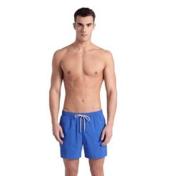 Szorty męskie spodenki kąpielowe na basen plażę Arena Profile Beach. Niebieskie krótkie spodenki sportowe męskie Arena, m, bez wzorów, do pływania. Za 79.99 zł.
