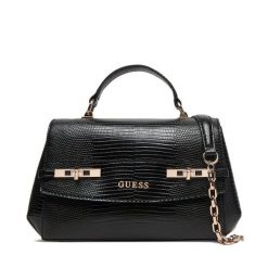 Torebka Guess. Czarne torebki do ręki damskie Guess, z aplikacjami, bez dodatków. Za 639.99 zł.