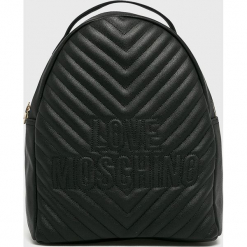 Love Moschino - Plecak. Czarne plecaki damskie Love Moschino, z materiału. Za 949.90 zł.
