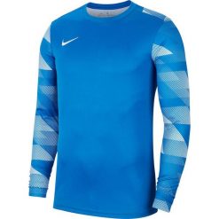 Bluza bramkarska męska Nike Dry Park IV JSY LS GK. Niebieskie koszulki sportowe męskie Nike, m, bez wzorów, bez kołnierzyka, bez ramiączek, do piłki nożnej. Za 99.99 zł.