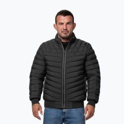Kurtka męska Pitbull Naylor Padded. Czarne kurtki męskie PITBULL, l, bez wzorów, z materiału, bez kaptura. Za 299.99 zł.