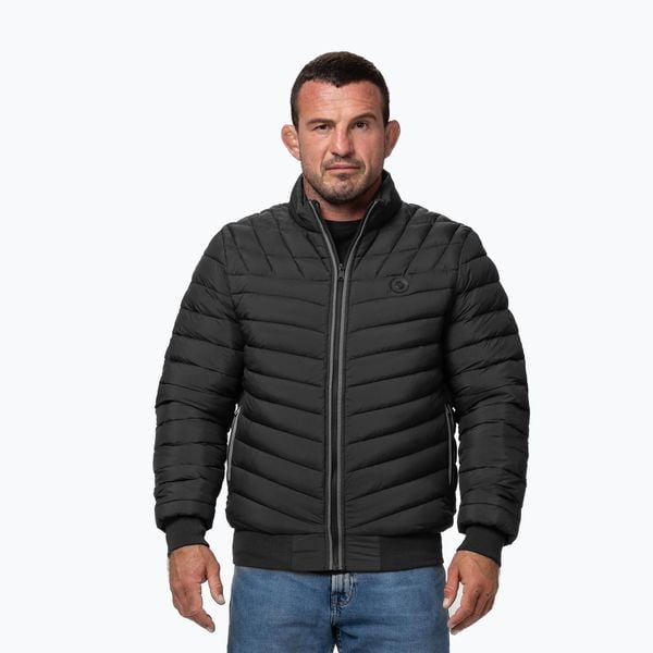 Kurtka męska Pitbull Naylor Padded. Czarne kurtki męskie PITBULL, l, bez wzorów, z materiału, bez kaptura. Za 289.99 zł.