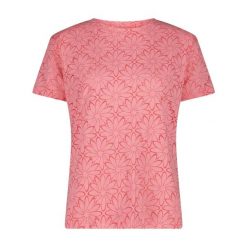 Koszulka t-shirty z wyblakłym nadrukiem kwiatowym damska CMP. Brązowe t-shirty damskie CMP, l, bez wzorów, z bawełny, bez kołnierzyka. Za 150.00 zł.