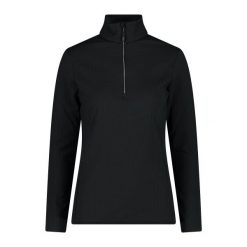 Kurtka polarowa softech z półzamkiem dla kobiet CMP. Czarne kurtki snowboardowe damskie CMP, na zimę, l, bez wzorów, z polaru, bez kaptura, narciarskie. W wyprzedaży za 284.99 zł.