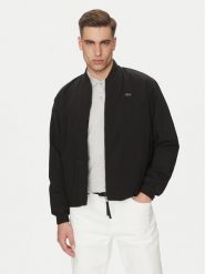 Lacoste Kurtka bomber BH8904 Czarny Regular Fit. Czarne kurtki męskie Lacoste, m, bez wzorów, z syntetyku, bez kaptura. Za 1,099.00 zł.