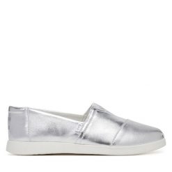 Półbuty Toms. Szare półbuty damskie Toms, bez wzorów, bez obcasa, na płaskiej podeszwie, bez zapięcia. Za 259.99 zł.