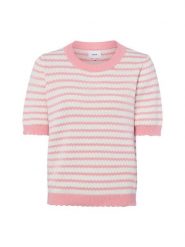 Nümph Sweter - Numari Kobiety Bawełna różowy, XXL. Czerwone swetry damskie Nümph, na lato, xxl, bez wzorów, z bawełny, eleganckie, bez kołnierzyka, bez ramiączek, bez kaptura. Za 139.95 zł.