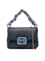 Marella Torebka Lontra 2513511056200 Granatowy. Niebieskie torebki do ręki damskie Marella, bez wzorów, ze skóry, bez dodatków. Za 369.99 zł.