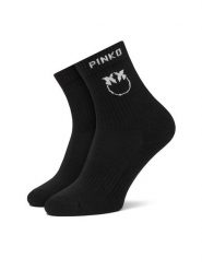 PINKO Skarpety długie Norvegia 106071 A302 Czarny. Czarne skarpety damskie Pinko, bez wzorów, z bawełny. Za 159.99 zł.