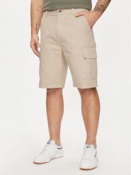 Lee Szorty materiałowe Cargo 112349316 Beżowy Loose Fit. Brązowe szorty męskie Lee, m, bez wzorów, z bawełny. Za 189.00 zł.