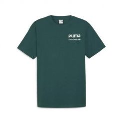 Koszulka sportowa męska Puma Team Graphic Tee. Białe koszulki sportowe męskie Puma, m, bez wzorów, bez kołnierzyka, bez ramiączek. Za 179.99 zł.