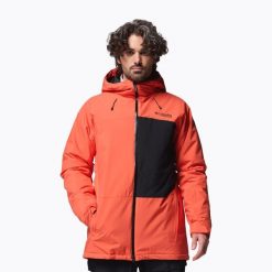 Kurtka narciarska męska Columbia Winter District III. Brązowe kurtki męskie Columbia, na zimę, m, bez wzorów, sportowe, bez kaptura. Za 849.99 zł.