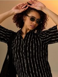 Okrągłe okulary przeciwsłoneczne w metalowych oprawkach - złoty. Żółte okulary przeciwsłoneczne damskie Sinsay, okrągłe. Za 19.99 zł.