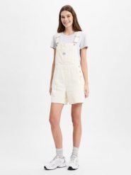 Levi's Spodnie ogrodniczki Kobiety Bawełna biały, L. Białe spodnie materiałowe damskie Levi's, l, bez wzorów, z bawełny. Za 349.95 zł.