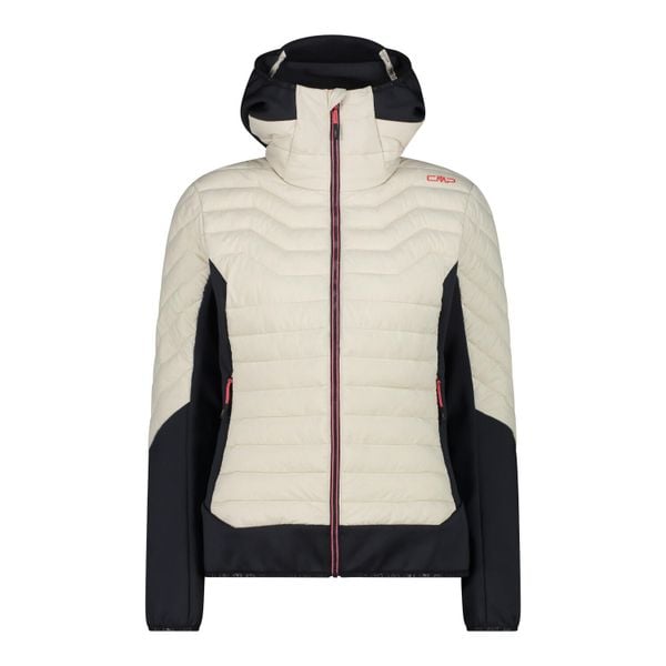 Kurtka damska turystyczna CMP 34Z2486. Białe kurtki damskie CMP, na zimę, s, bez wzorów, bez kaptura. Za 614.00 zł.