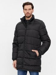 Brave Soul Kurtka zimowa MJK-DAVISLONGBLK Czarny Regular Fit. Czarne kurtki męskie Brave Soul, na zimę, m, bez wzorów, z syntetyku, bez kaptura. Za 259.99 zł.