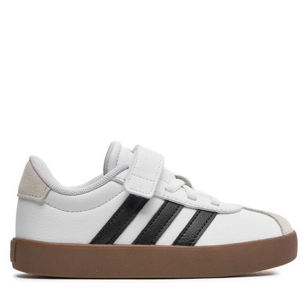 Sneakersy adidas. Czarne trampki i tenisówki chłopięce Adidas, bez wzorów, bez zapięcia. Za 149.99 zł.